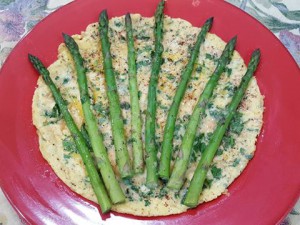 asparagus-and-cashew-omelet