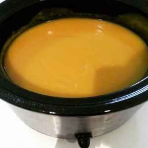 Pumpkin soup slow cook