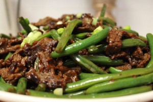 Greens Beans with Beef 2